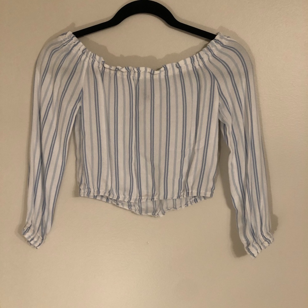 Striped crop top